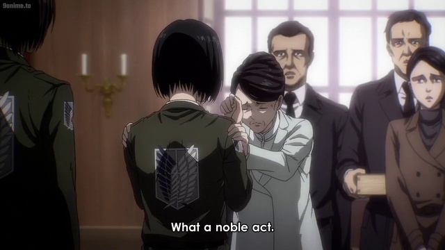 Mikasa shows her secret mark | Attack on Titan season 4 English sub смотреть онлайн