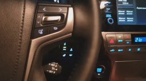 Обзор обновленный Toyota LC prado - кнопки салона, включение блокировок. Комплектация элеганс плюс