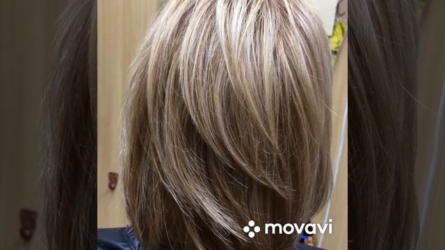 Окрашивание волос.Мелирование+тонирование +стрижка. смотреть онлайн