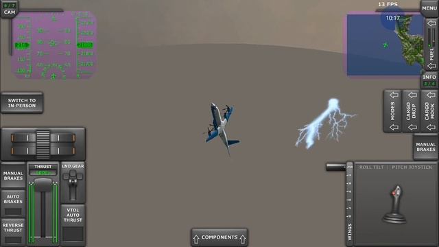 Gameplay of Tubroprop Flight Simulator 3D смотреть онлайн