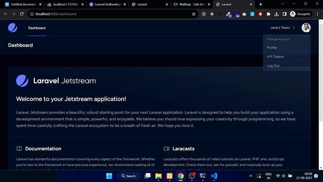 ?Laravel 10 Authentication(Register, Login, Change Password, Verify Email) using Laravel Jetstream смотреть онлайн