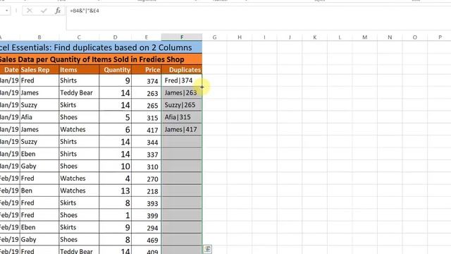 Find duplicates based on 2 Columns in Excel смотреть онлайн