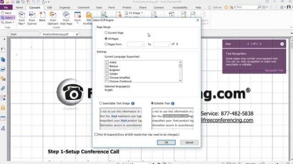 Use Foxit PhantomPDF to Copy Text to Word