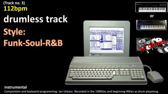 drumless TRACK 03, Funk Soul, R&B, 112bpm no drums, minus drums, playalong (1980ties tracks) смотреть онлайн