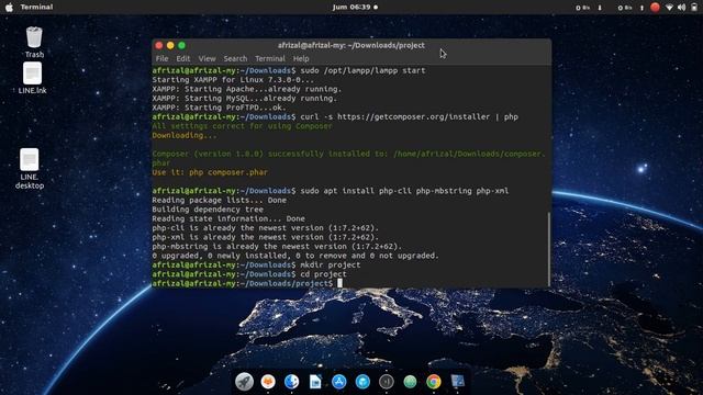 How to install laravel on ubuntu with xampp смотреть онлайн