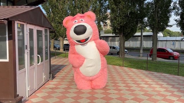 Надувной розовый медведь смотреть онлайн