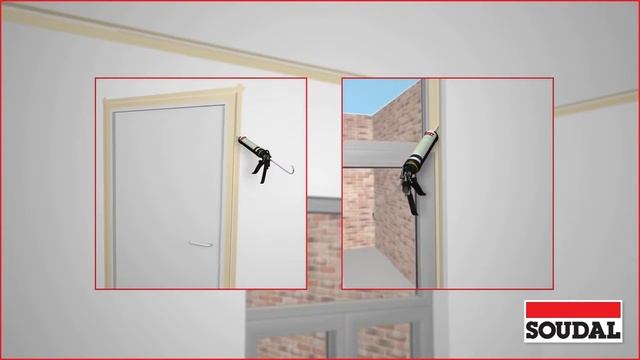 Акриловые герметики Soudal. Инструкция по применению. смотреть онлайн