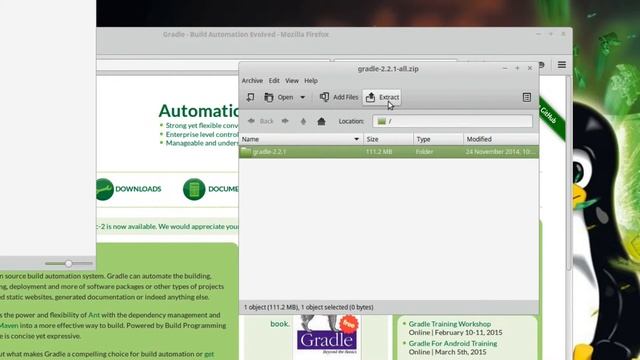How to install Gradle on Linux by Johnathan Mark Smith смотреть онлайн