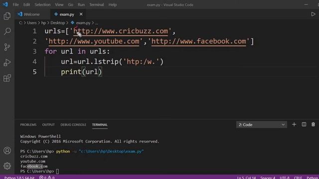 Python Tutorial in Hindi | Strip in Python | String in Python | Python Tutorial for Beginners смотреть онлайн