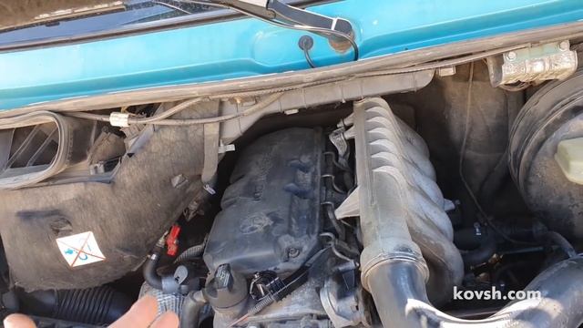 Как работает дизель после конкретного перегрева, Mercedes Sprinter 316CDI 2.7D, OM612 смотреть онлайн