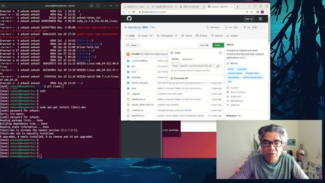 Installing dlib with Nvidia Cuda & cudnn on Ubuntu 22.04 with Python and Conda смотреть онлайн
