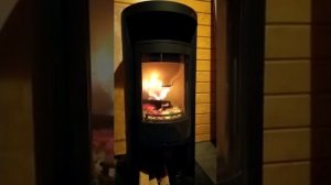 Красивое горение огня в печи Contura 620 Style