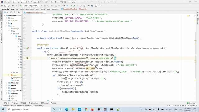 AEM Workflow #4 | Custom Workflow Process in aem смотреть онлайн