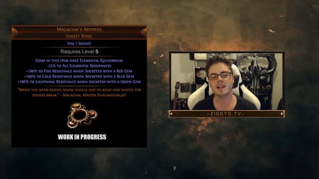 Path of Exile: Designing a ZiggyD Unique - Name, Art & Flavor Text! - Update 2 (Nov) смотреть онлайн
