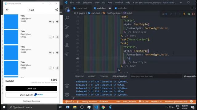 Shop app with Cart Api + GetX | Flutter смотреть онлайн