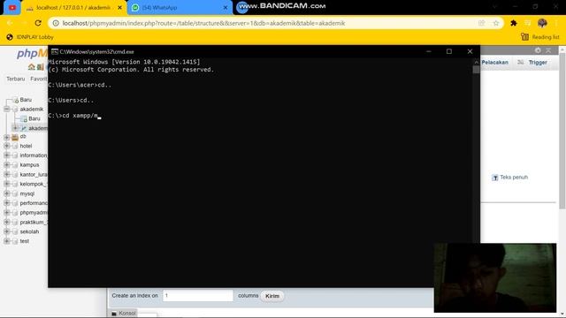 SISTEM BASIS DATA (XAMPP/CMD/LocalHost/PhpMyAdmin) смотреть онлайн