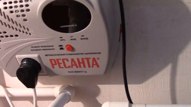Автоматический стабилизатор напряжения."Ресанта".АСН-500Н/1-Ц. смотреть онлайн