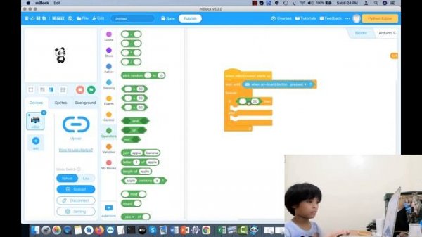 mBot robot - Obstacle Detection and Avoidance Code and the Demo
