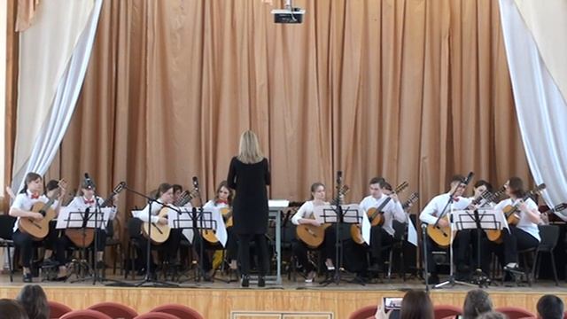 Guitar orchestra / Юношеский гитарный оркестр Новосибирского областного колледжа культуры и искусст смотреть онлайн