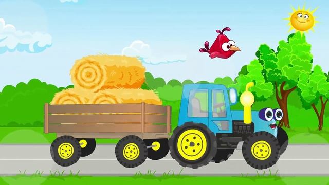 Songs for Kids | Cartoon music | Funny Tractor #dbilions #cartoon #songs смотреть онлайн