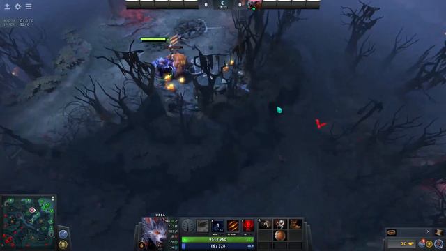 ДоТа 2 Как фармить лес Урсой агрессивная сборка смотреть онлайн