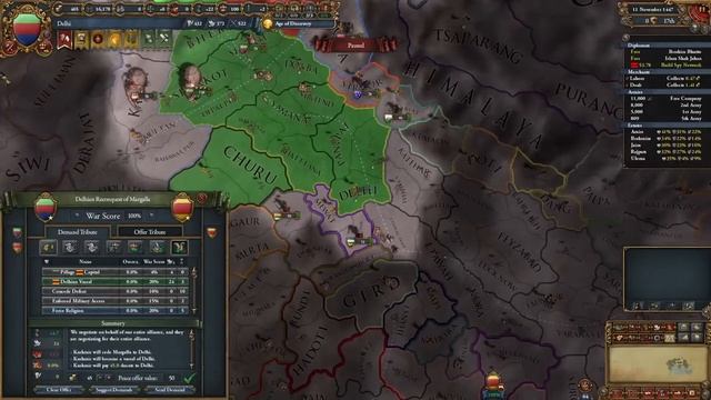 EU4 1.34 Дели Гайд на Идеальный старт #1