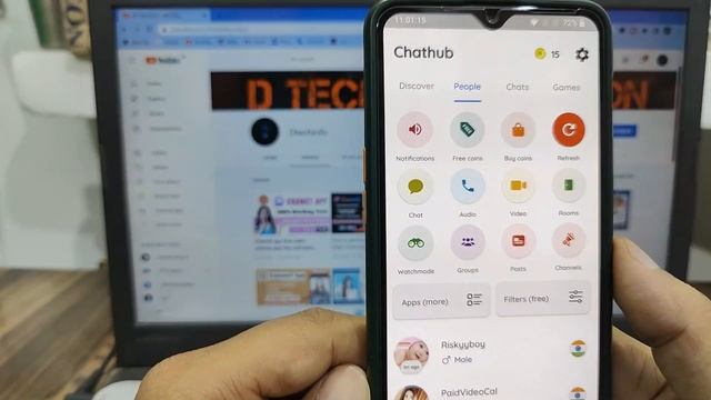 Chathub app | Chathub app free kaise use kare | Stranger chat app | dating app 2022 | Dtechinfo смотреть онлайн