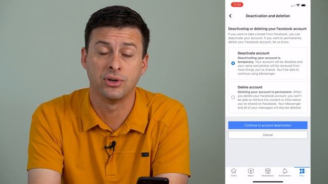 How To Delete Facebook Account On iPhone смотреть онлайн