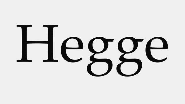 How to Pronounce Hegge смотреть онлайн