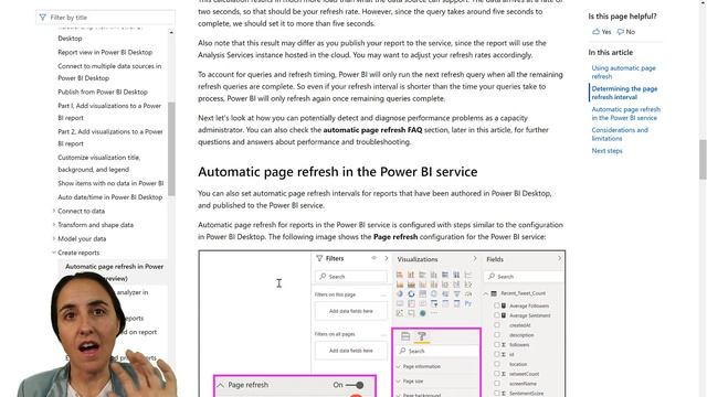 Automatically refresh your data in Power BI desktop смотреть онлайн