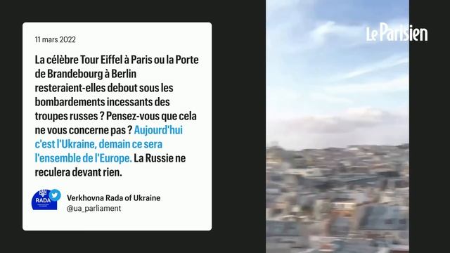 « Si on tombe, vous tombez » : une vidéo choc imagine Paris bombardée par des avions russes смотреть онлайн