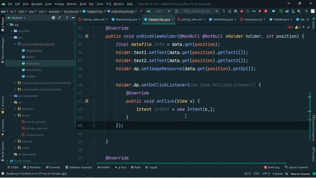RecyclerView + onClickListener (Part -5) | Android Development tutorial in Hindi #19 смотреть онлайн