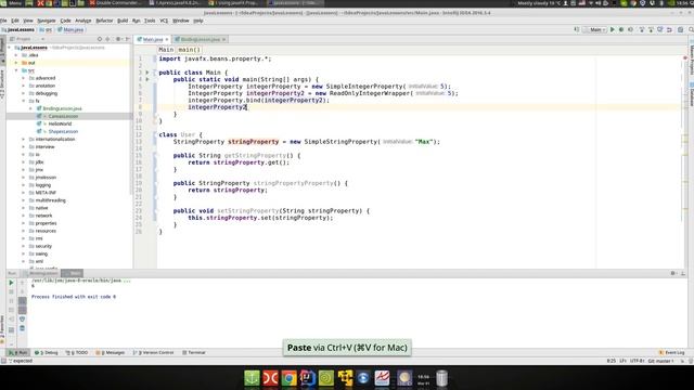 Урок Java 229: FX 5: Properties и binding смотреть онлайн