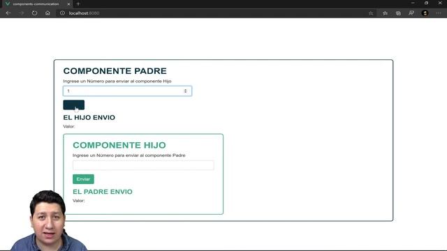Comunicación entre Componentes de VUEJS смотреть онлайн