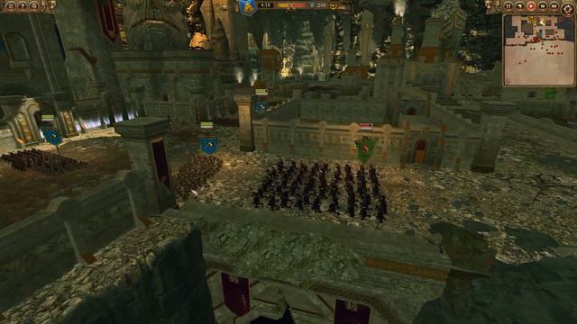 Total War WARHAMMER 2: Green skin vs Dwarfs siege battle смотреть онлайн