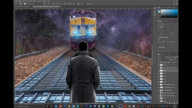 Out of the Track | Visual Art Twist | Photoshop 21 смотреть онлайн