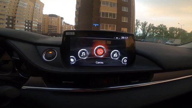 Мазда 6 Актив | Обзор Мультимедиа, CarPlay | Ночной вид салона | Дневник Мазда 6 смотреть онлайн