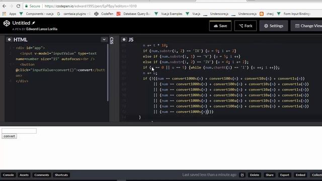 roman numerals converter vuejs смотреть онлайн