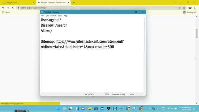How to Make and Add Robots.txt file in Blogger & WordPress | Index All Your Blog Content 2022 | ?? смотреть онлайн
