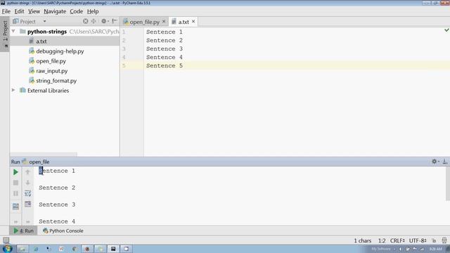 Python reading from a file in Hindi смотреть онлайн