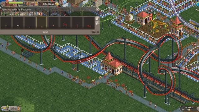 (43/96) Magic Quarters - RollerCoaster Tycoon Classic смотреть онлайн