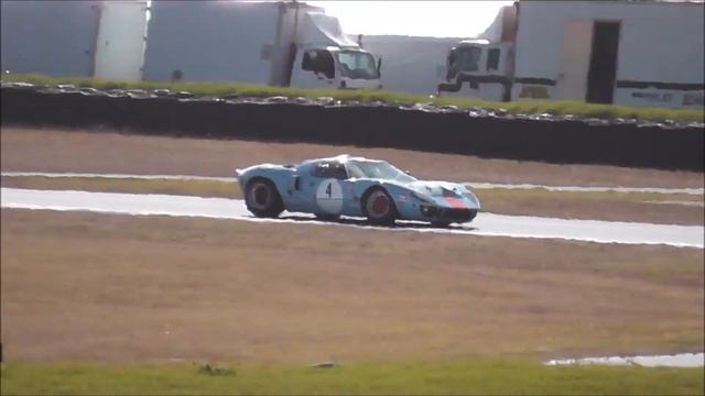 Gulf Ford GT40 great sound Gelscoe Motorsport recreation driven sideways 2014 Phillip Island Classi смотреть онлайн