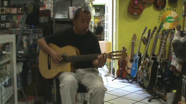 Probando guitarras en Sonido Rana. смотреть онлайн