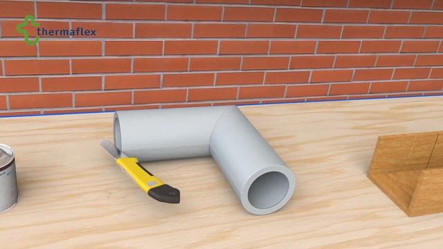 Монтаж трубной теплоизоляции Thermaflex. Изгиб трубопровода 90 смотреть онлайн