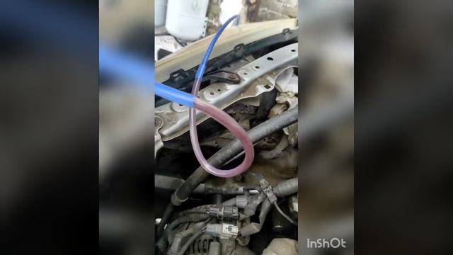 Откачка жидкости из двигателя от холодильника, и балон от фреона, замена жидкости гура Тойота смотреть онлайн