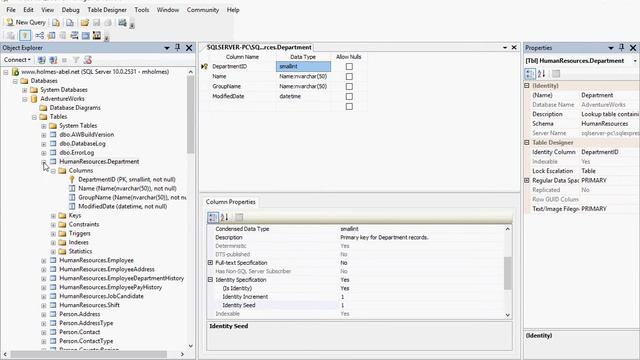 SQL 2008 Tut 17 Primary Keys смотреть онлайн