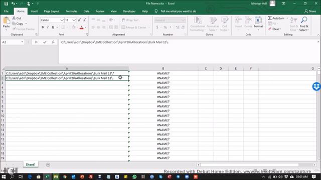 Extract all Files Name from a Folder using Microsoft Excel by Md Jahangir Adil смотреть онлайн