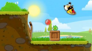 red ball 4 angry birds vs pigs Boss series 1 | Красный шарик Энгри Бердс против Свинок Босса серия