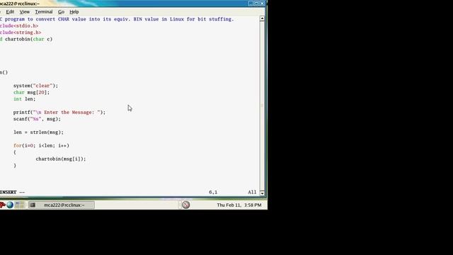 C Program for character to binary conversion using bitwise operator in one line in Linux смотреть онлайн