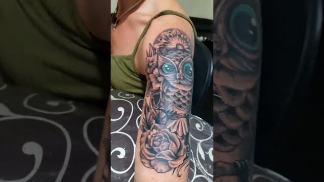 Owl tattoo by' Tattoo 88 Ubud Ink смотреть онлайн